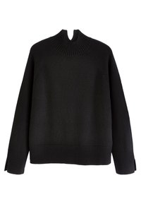 PREMIUM STAND NECK - Svetrík - black