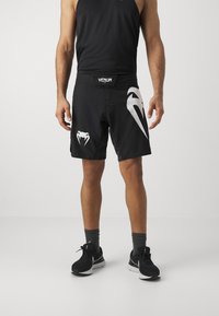 Venum - LIGHT FIGHTSHORTS - Korte broeken - black/white Miniatuurafbeelding 1