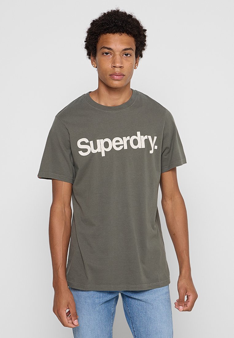 Superdry & Co T-shirt print kaki