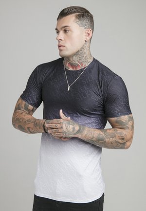 Print T-shirt - black & white