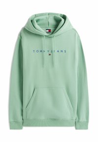 LINEAR LOGO HOODIE - Sweatshirt - cloudy jade multi