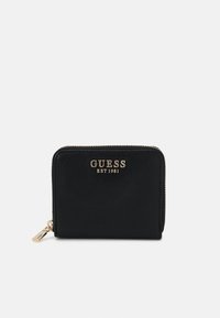 Guess - LAUREL SMALL ZIP AROUND - Portemonnee - black Miniatuurafbeelding 1