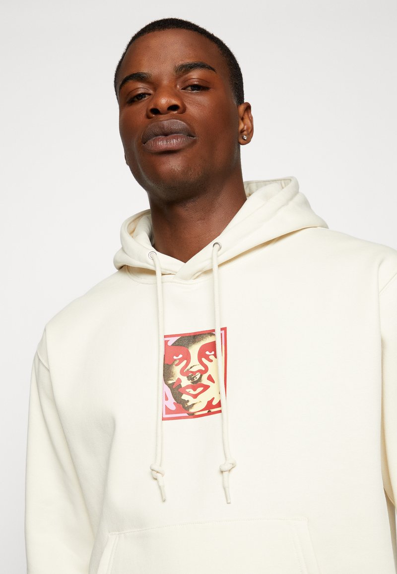 Obey Clothing DOUBLE FACE - Sweatshirt - unbleached/off-white - Zalando.ie