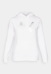 Puma Felpa con cappuccio - white