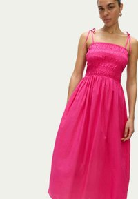 Marks & Spencer SQUARE NECK MIDI - Complementos de playa - bright pink