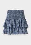 FLORAL SKIRT - Μίνι φούστα - midnight blue