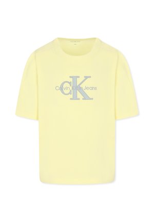 MANICA CORTA - T-shirt con stampa - yellow
