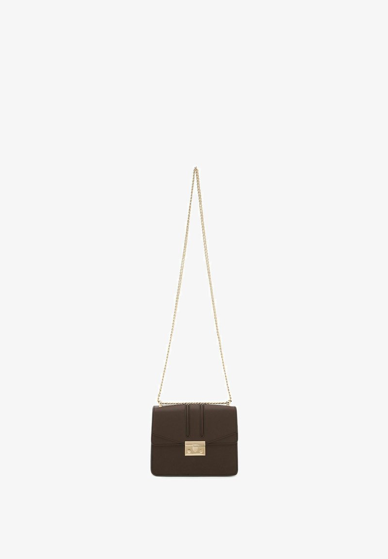 Seidenfelt ROROS UMHÄNGE 21CM - Borsa a tracolla - dark brown