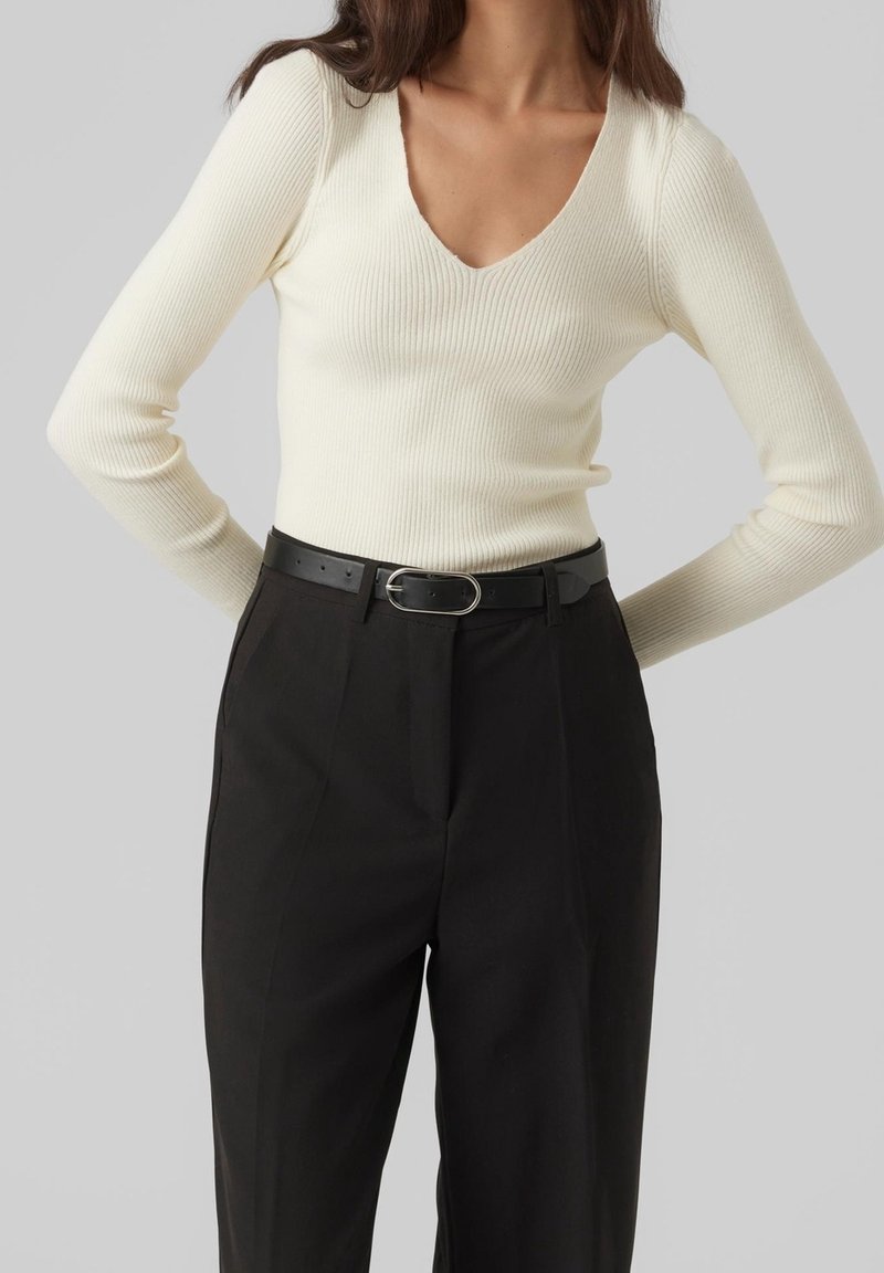 Vero Moda Neule - mottled beige