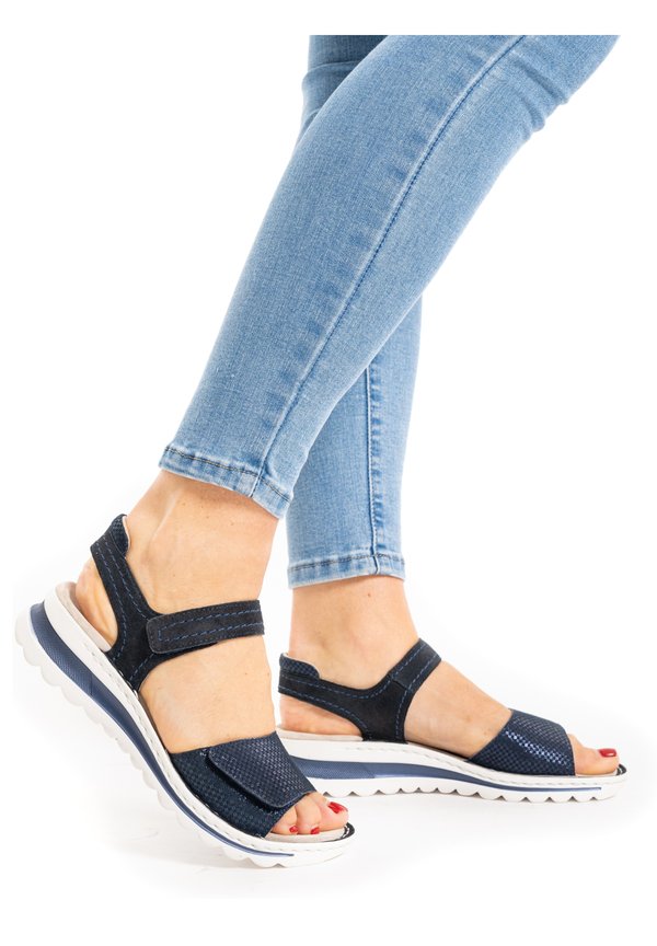 Keilsandalette - blau