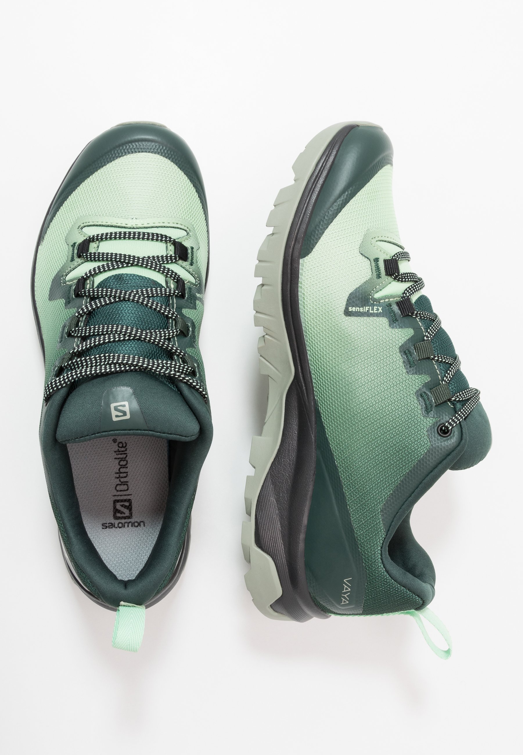 Salomon VAYA Fjellsko green gablesspruce stoneshadow Salomon VAYA MID GTX Fjellsko green gablesspruce stone