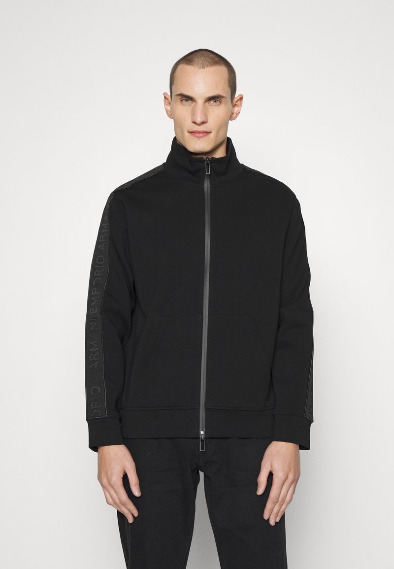 Emporio Armani Zip Up Sweatshirt Nero Black Zalando