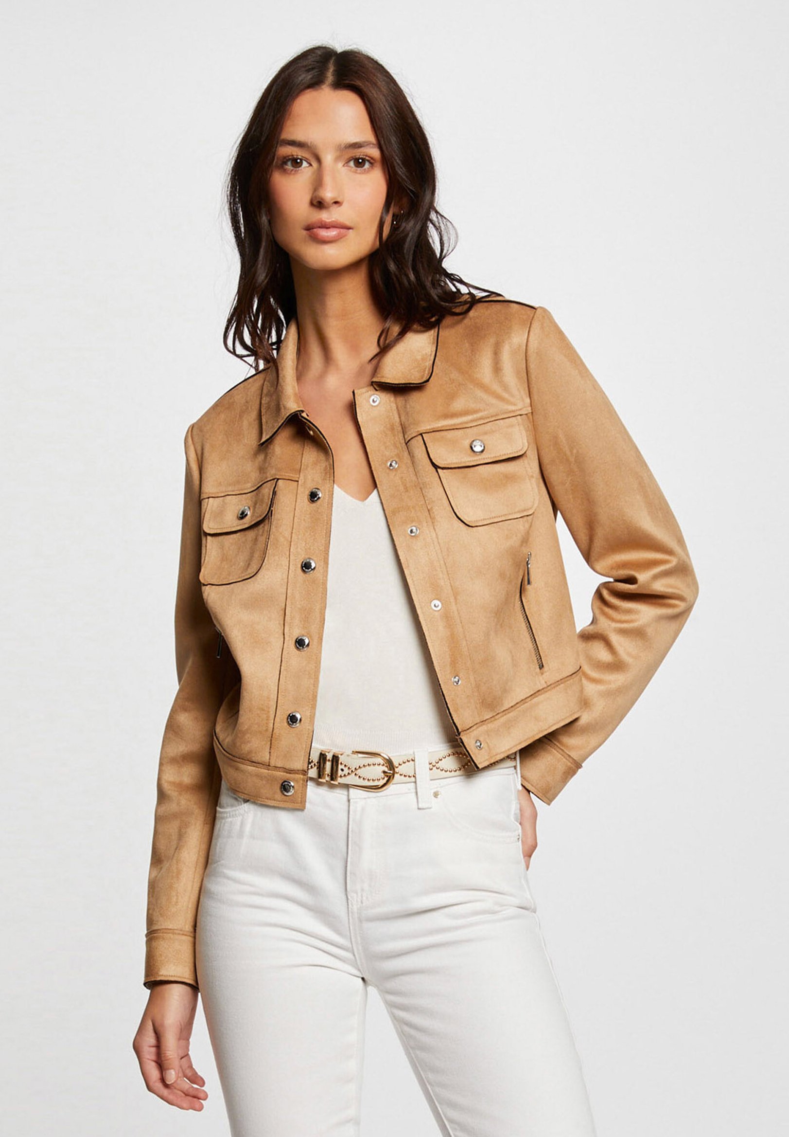 Cazadora Corta Cazadora Cuero Morgan Cazadora Corta De Piel