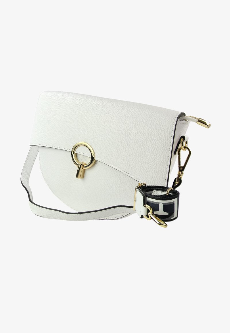 DrachenLeder Handtasche - weiß