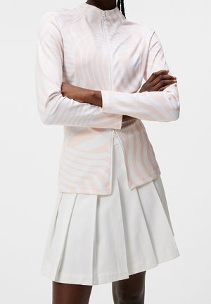 Sweater met rits - white