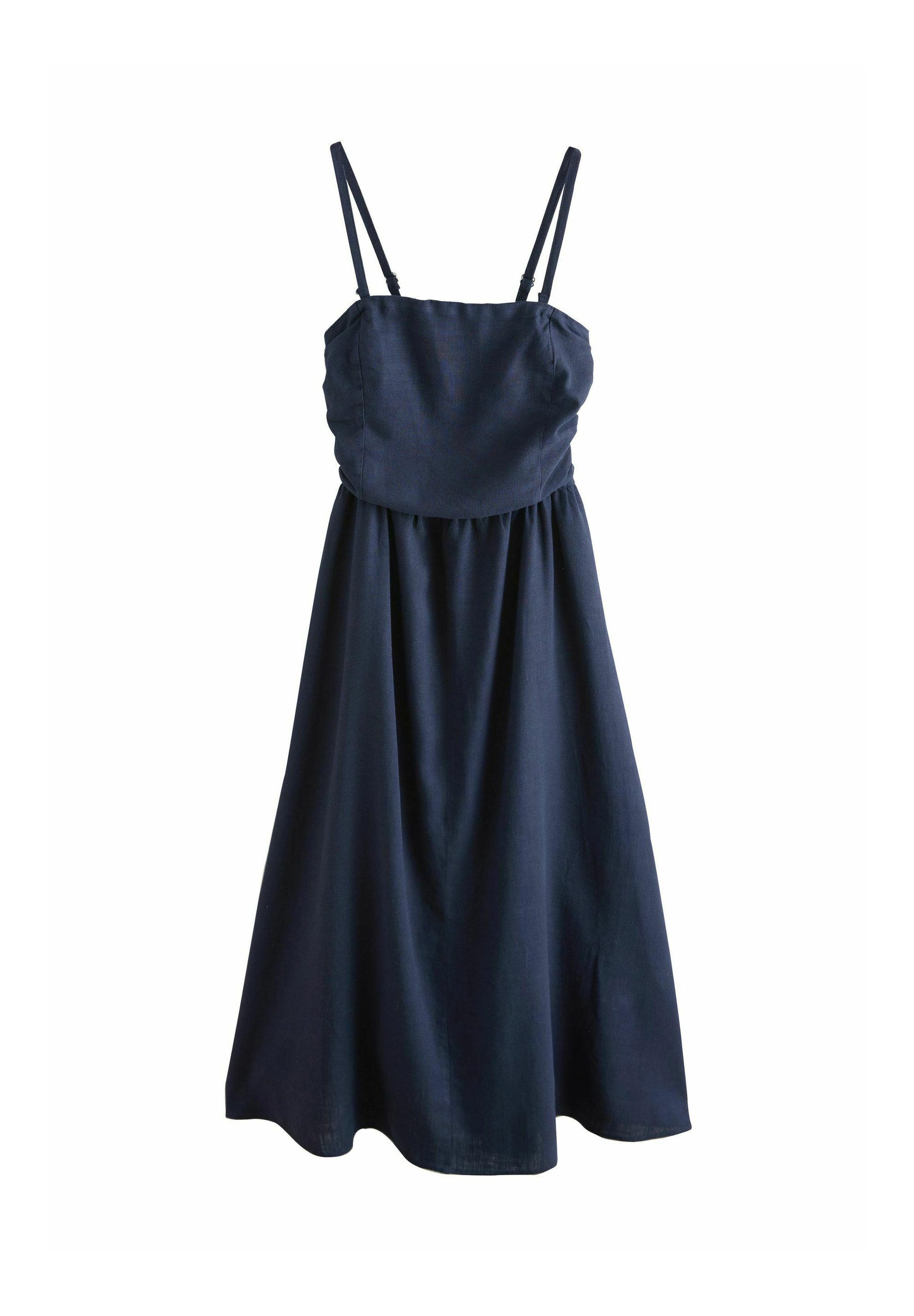 Next REGULAR FIT - RUCHED BANDEAU - Maxi dress - navy blue/blue - Zalando Next REGULAR FIT - RUCHED BANDEAU - Maxi dress - navy blue/blue - Zalando