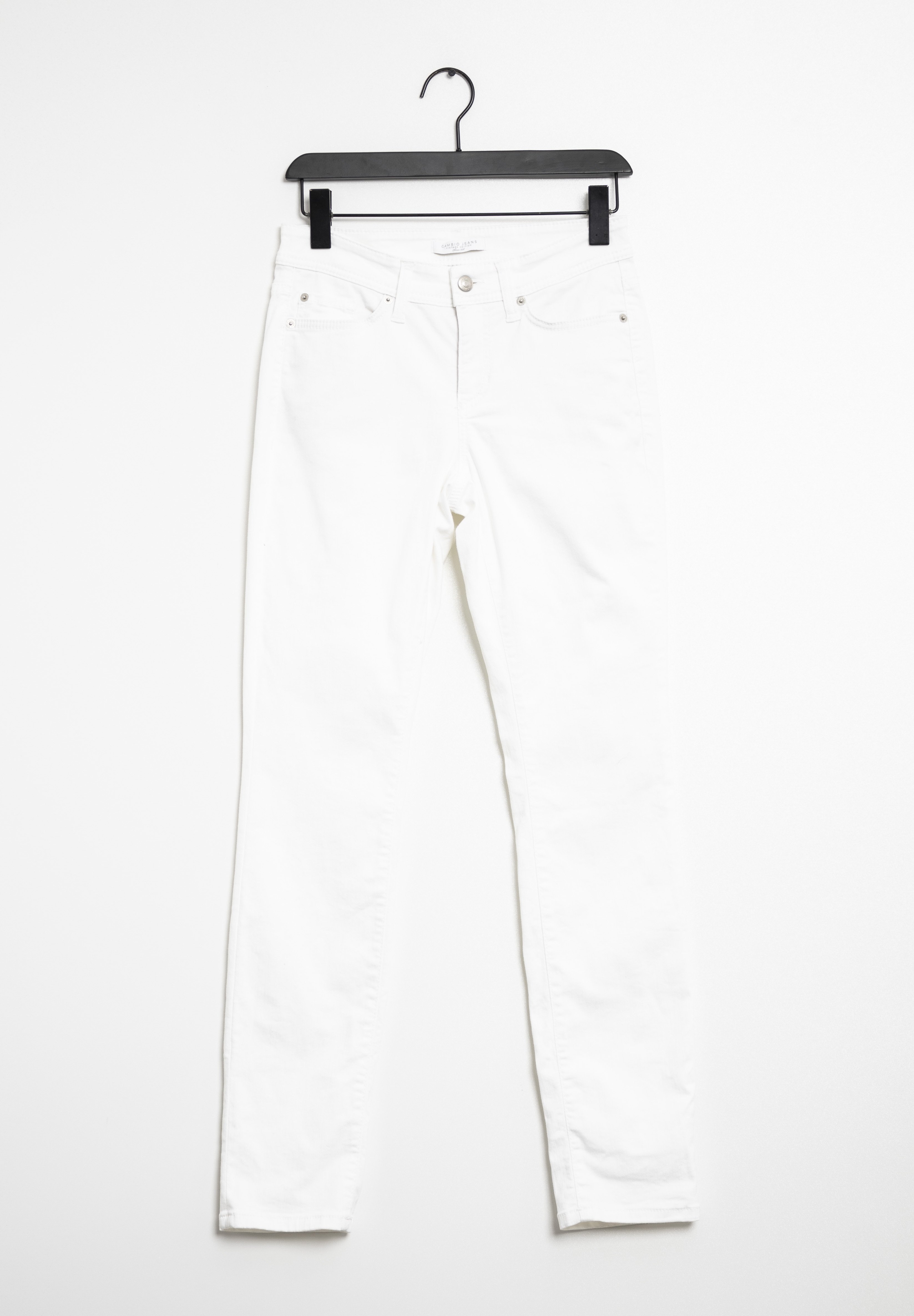 Cambio Jeans Skinny Fit - white - (Pre-owned) - Zalando.de