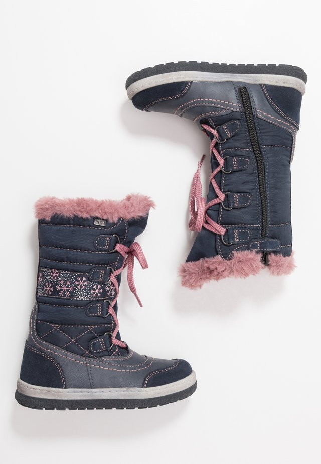 ALPY-TEX - Snowboot/Winterstiefel - navy/rose