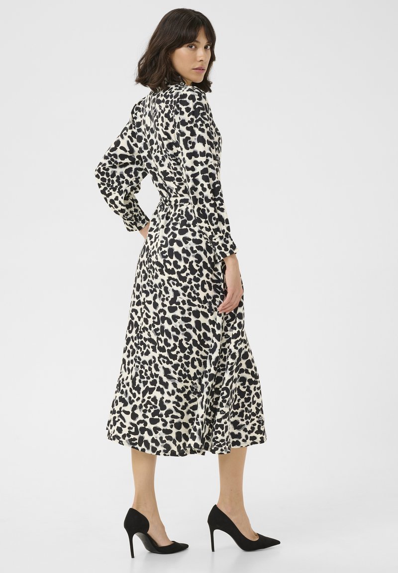 Kaffe KAEMINA - Shirt dress - grey leopard/grey - Zalando.ie