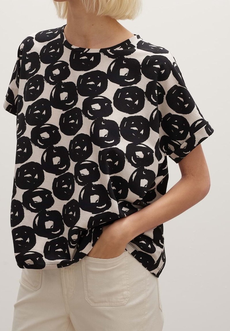 OPUS T-shirt imprimé - black