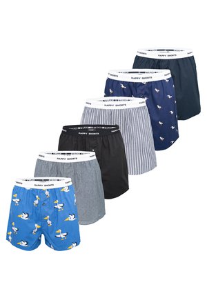 6-PACK MIX - Boxershorts - blue/black/grey