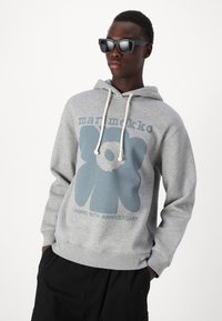 Marimekko LUUPPI II UNIKKO PLACEMENT UNISEX - Φούτερ με κουκούλα - grey melange