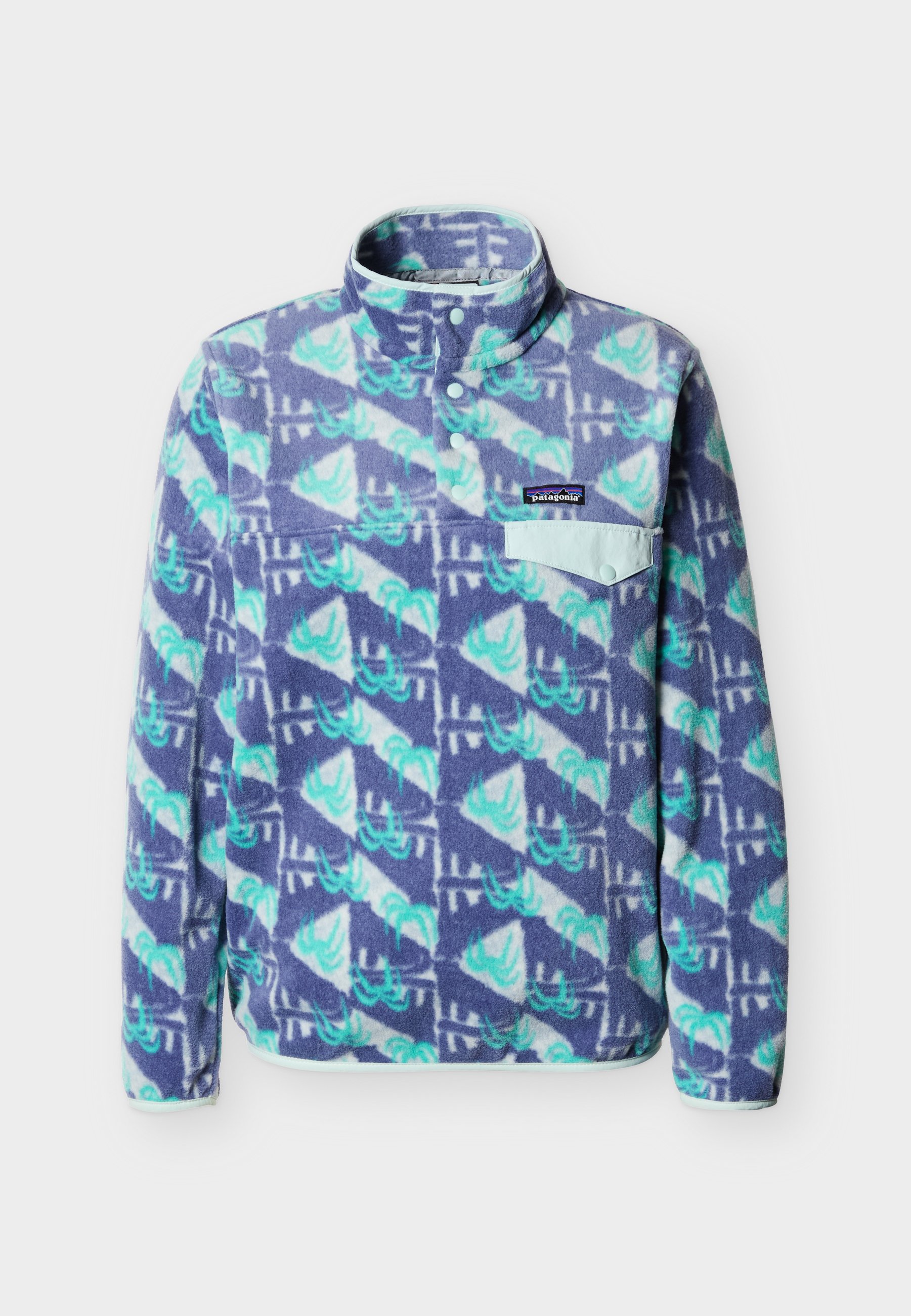 Patagonia SYNCH SNAP - Fleece jumper - jaguar/blue sage/blue