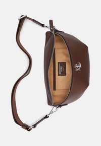 Lauren Ralph Lauren LEATHER MARCY BELT BAG - Skulderveske - dark mahogany