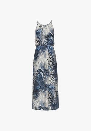 LASCANA, Robe longue - blau bedruckt