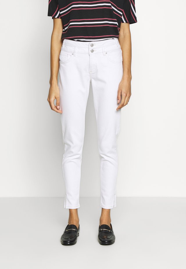 Jeansy Slim Fit - white