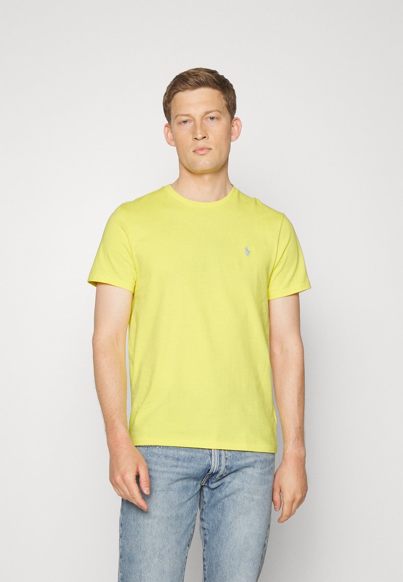 Polo Ralph Lauren CUSTOM SLIM FIT JERSEY CREWNECK T-SHIRT - T-shirt básica - coastal yellow