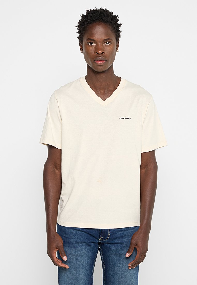Pepe Jeans T-shirt basic crème