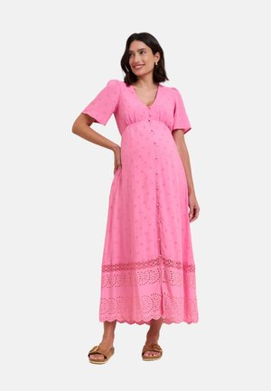 Seraphine, REGULAR FIT - BRODERIE TEA DRESS . - Maxikjoler - pink