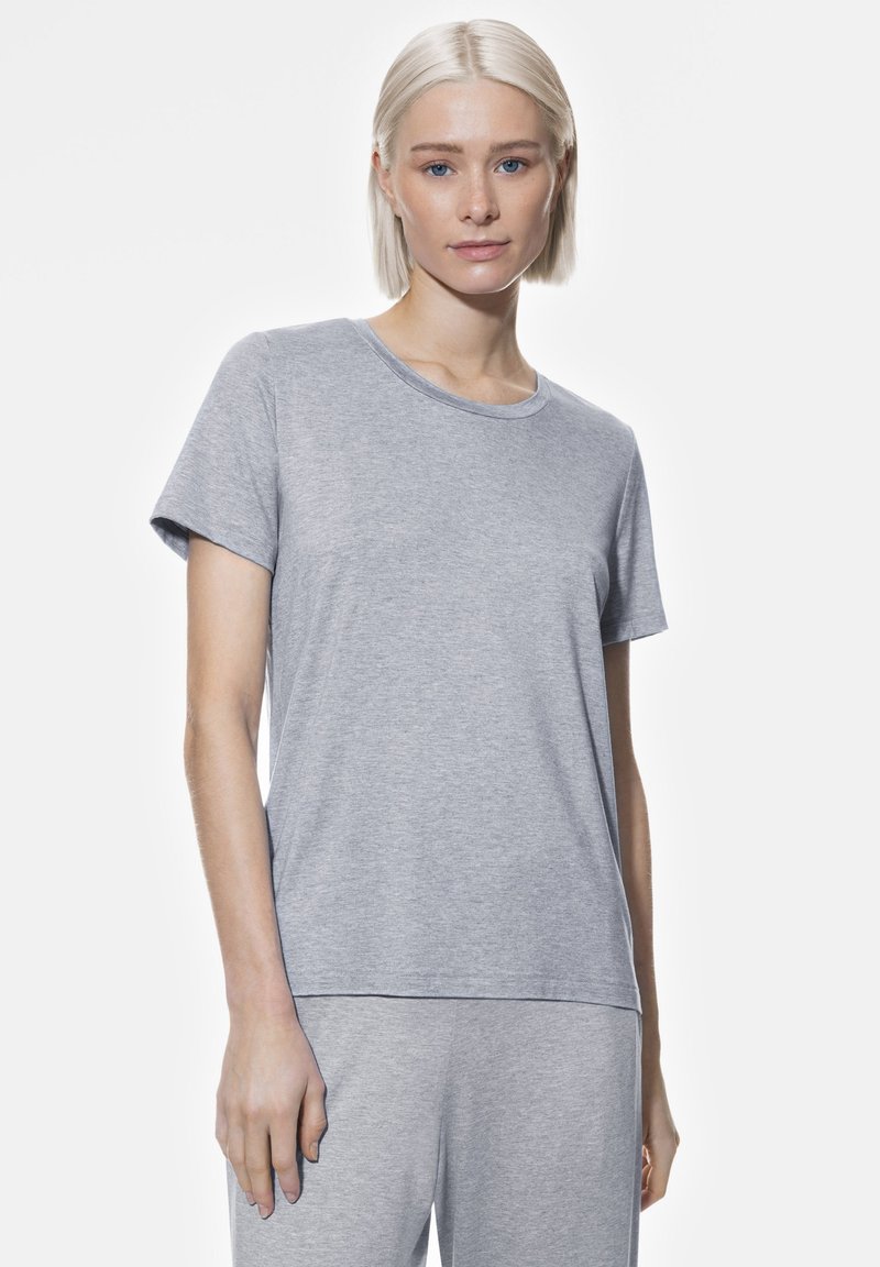 mey Pyjamashirt - light grey melange