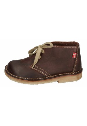 Schnürstiefelette - cocoa