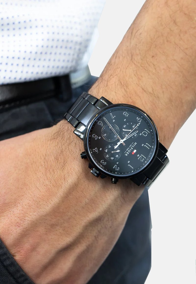 Tommy Hilfiger - Chronograph watch - black, Enlarge