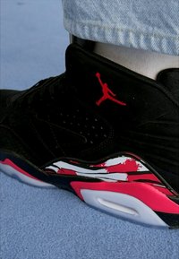 Jordan JUMPMAN MVP - Vysoké tenisky - black/university red/white