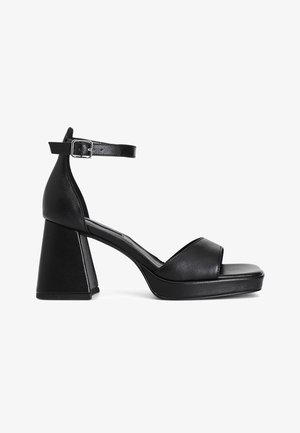 CAFèNOIR, Sandalias de tacón - black