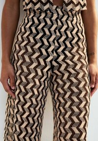 New Look CHEVRON  - Legging - black pattern