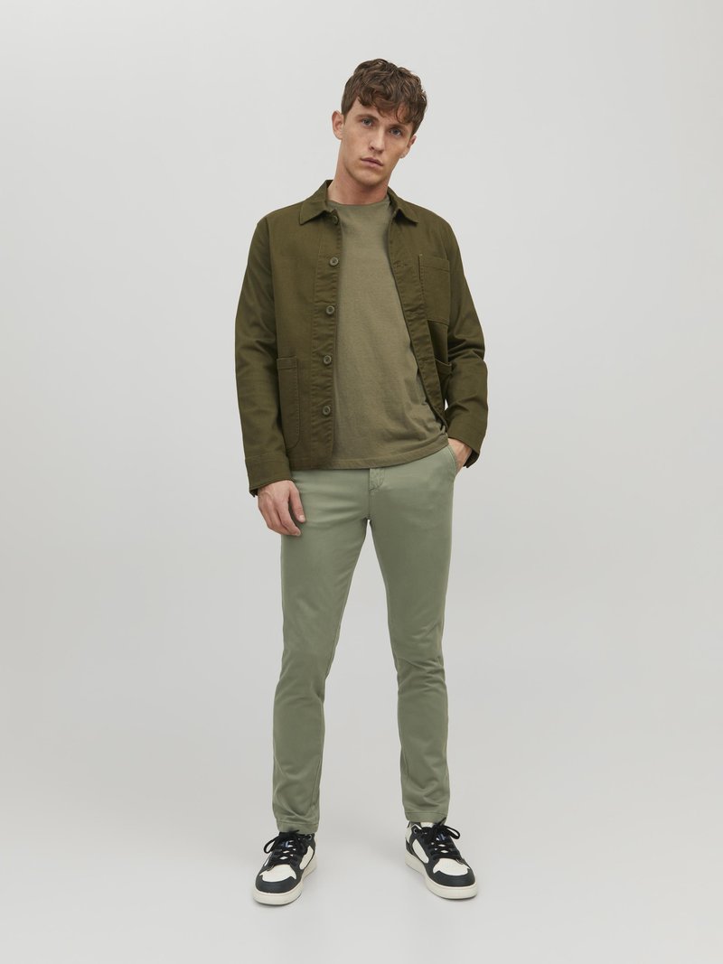 Pantaloni Cargo JACK & JONES Uomo – Verde Bosco – Tela Robusta Con Tasche Laterali E Posteriori – Taglia 32W X 30L - 4