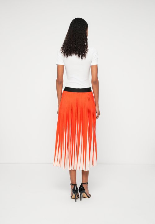 Jupe Fleurie Lane Bryant – Orange Et Blanc – Taille 20 (plus Size) – Neuf Avec étiquettes