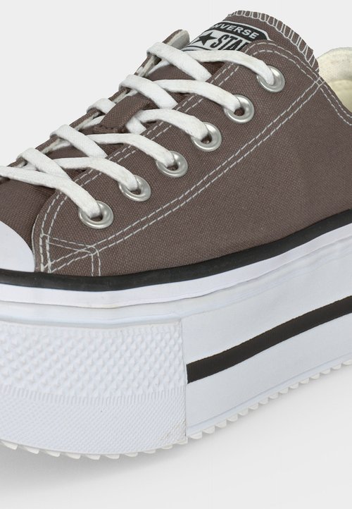 Converse CHUCK TAYLOR ALL STAR LIFT DOUBLE STACK PLATFORM - Trainers - pot hole plum/white/black — photo 7