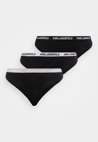 LOGO THONG 3 PACK - Stringi - black/multi-coloured