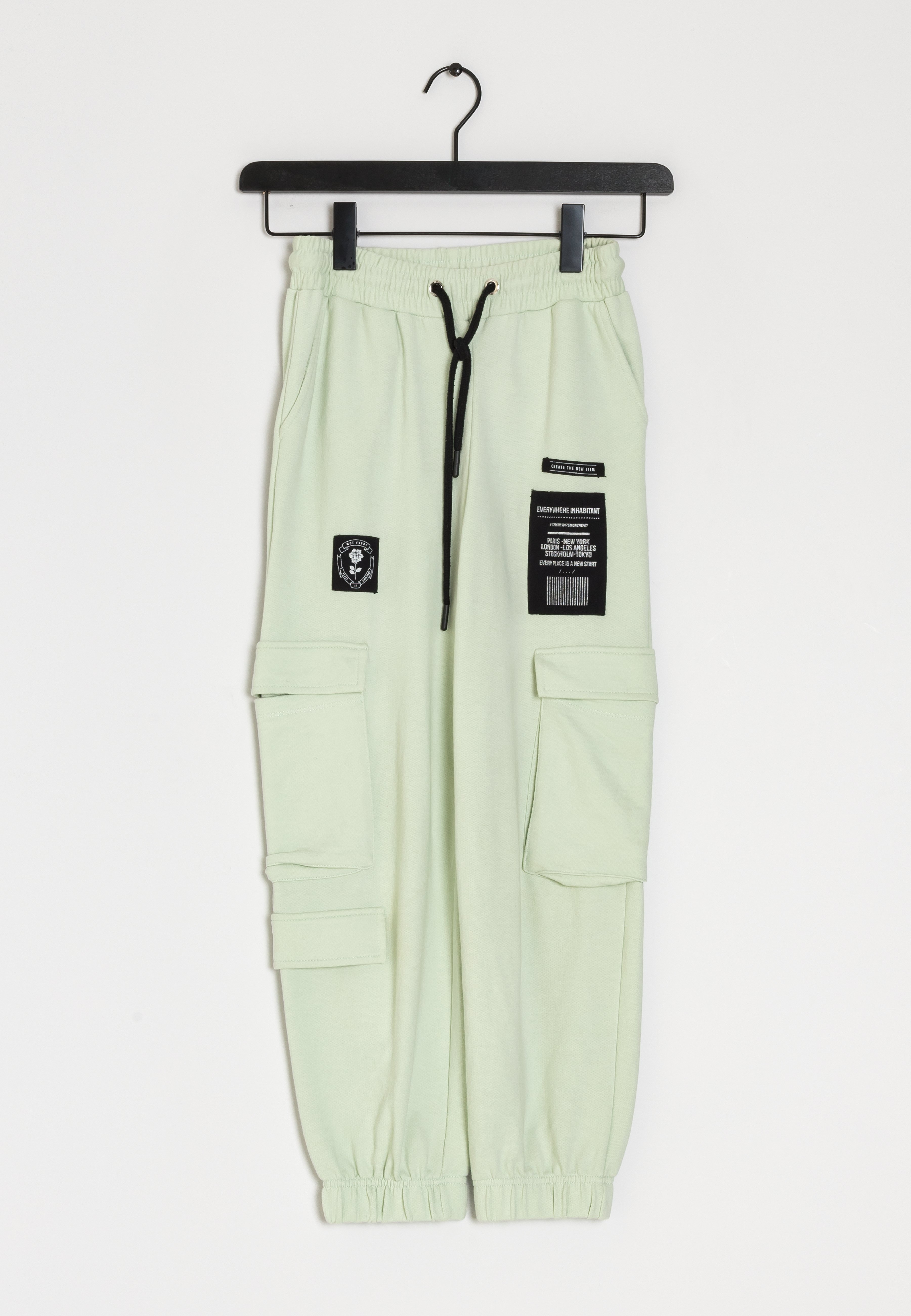 Bershka Pantalones - green/verde - Zalando.es