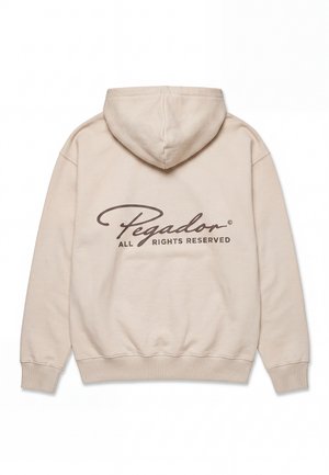 Pegador, PIKE HOODIE - Mikina s kapucňou - washed cream warm taupe