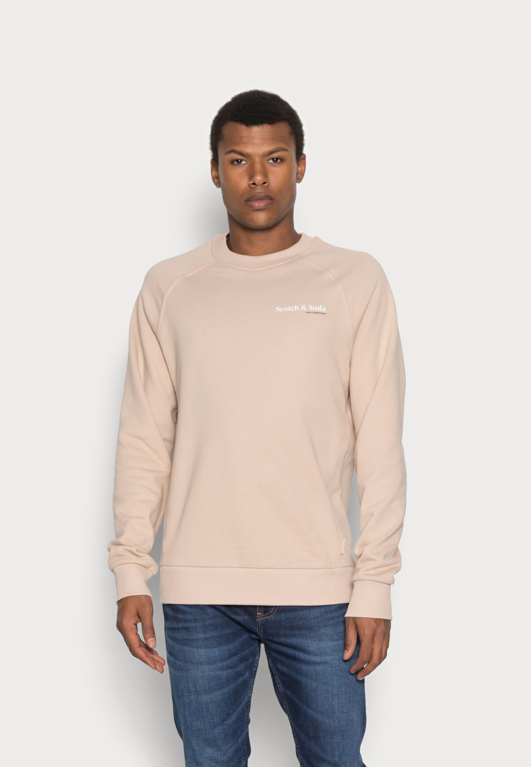 Soda FELPA CREWNECK - Sweatshirt - sand 