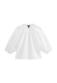 BRODERIE ANGLAISE BALLOON SLEEVE - Blouse - white