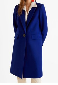 Mango Cappotto classico - neon blue
