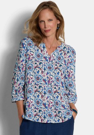 BLUMENMUSTER - Blouse - blue patterned