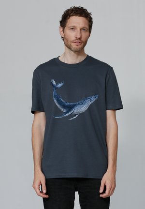WAL - T-Shirt print - india ink grey